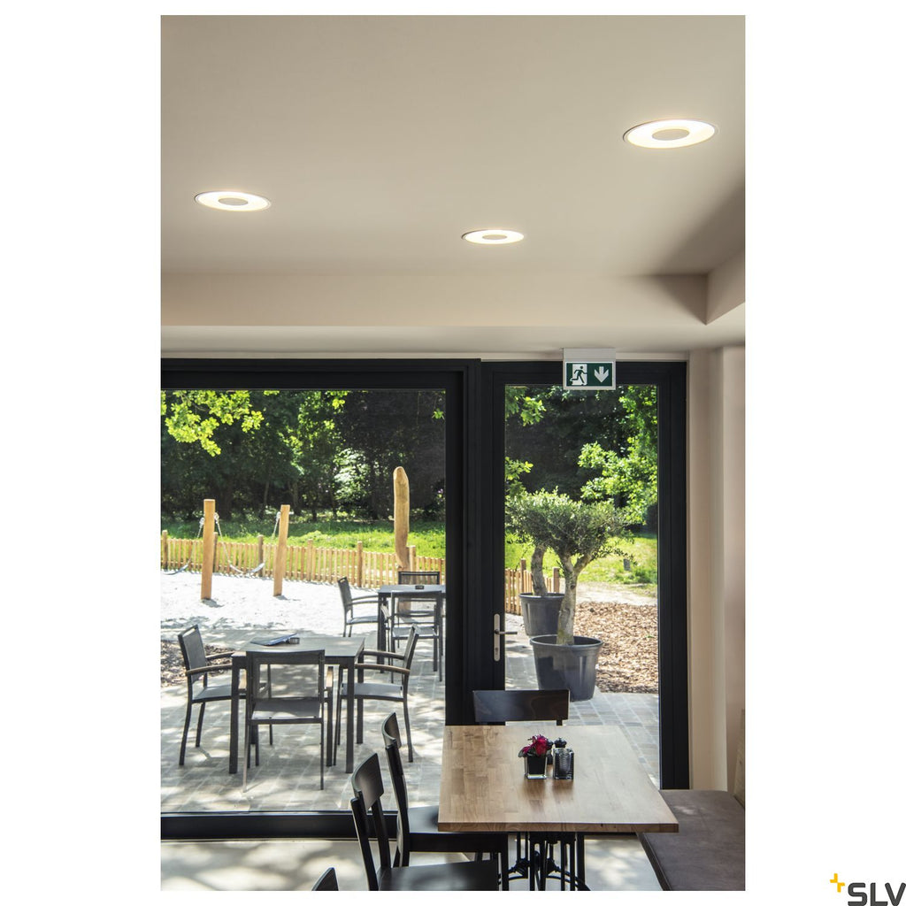 SLV OCCULDAS recessed ceiling light, round, white, SMD LED, 26W, 3000K, incl. driver 117311
