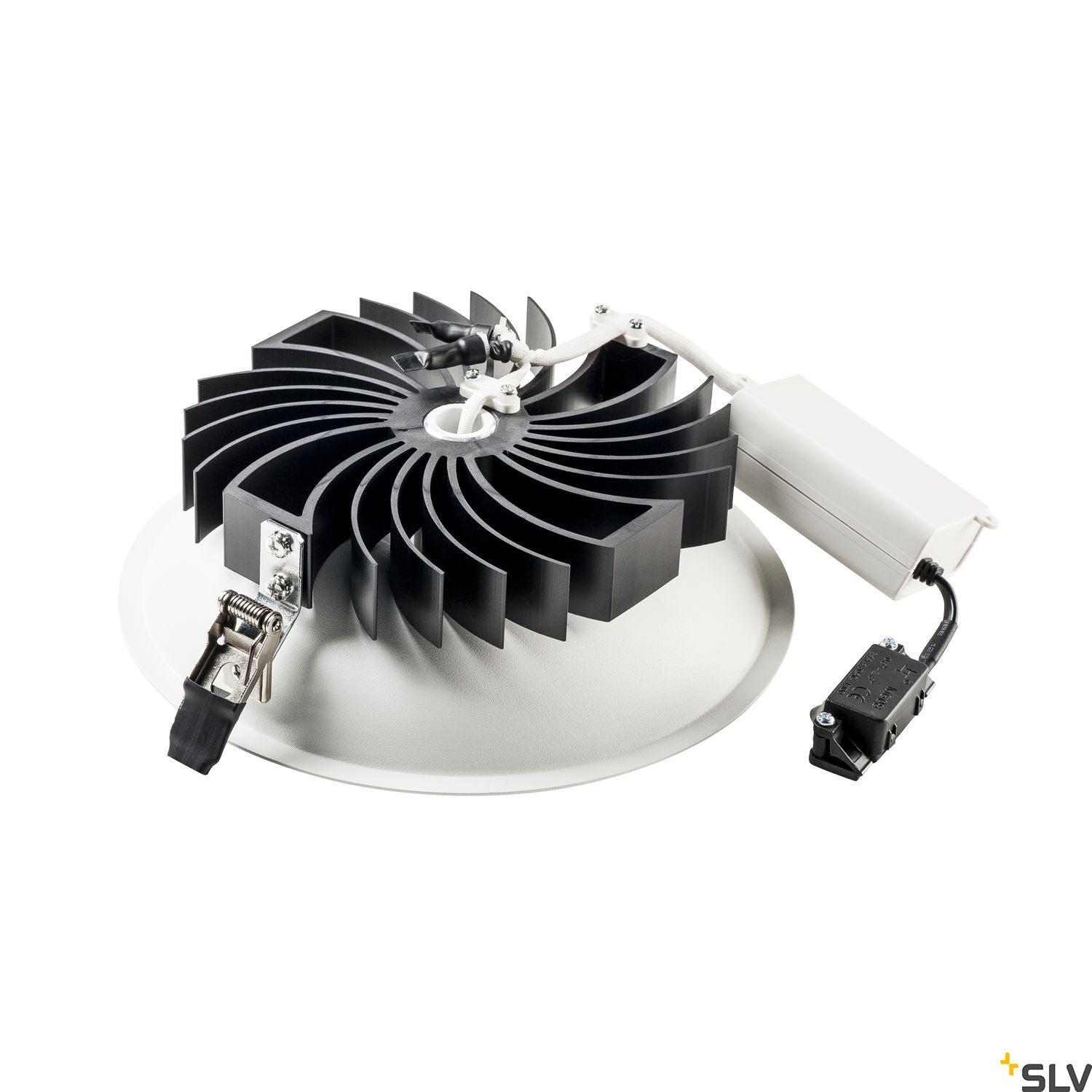 SLV OCCULDAS recessed ceiling light, round, white, SMD LED, 26W, 3000K, incl. driver 117311