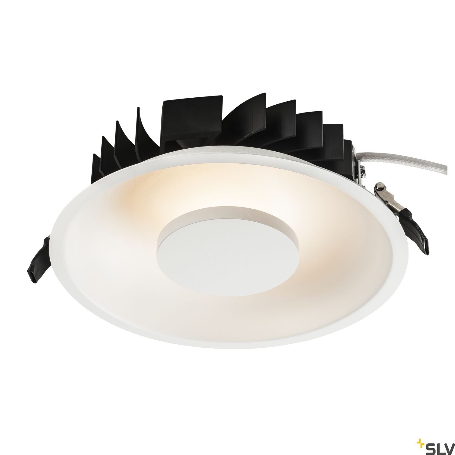 SLV OCCULDAS recessed ceiling light, round, white, SMD LED, 26W, 3000K, incl. driver 117311