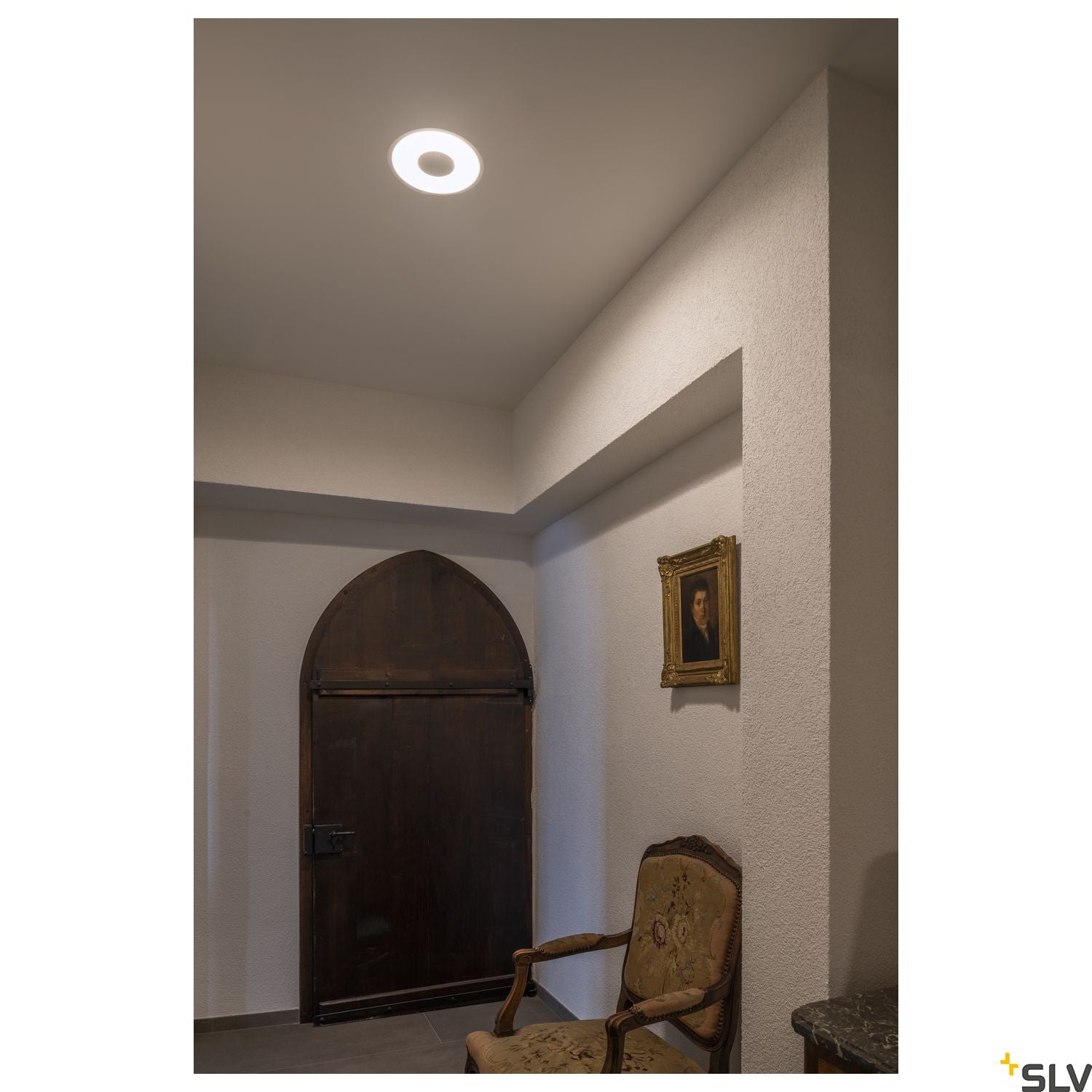 SLV OCCULDAS recessed ceiling light, round, white, SMD LED, 26W, 3000K, incl. driver 117311
