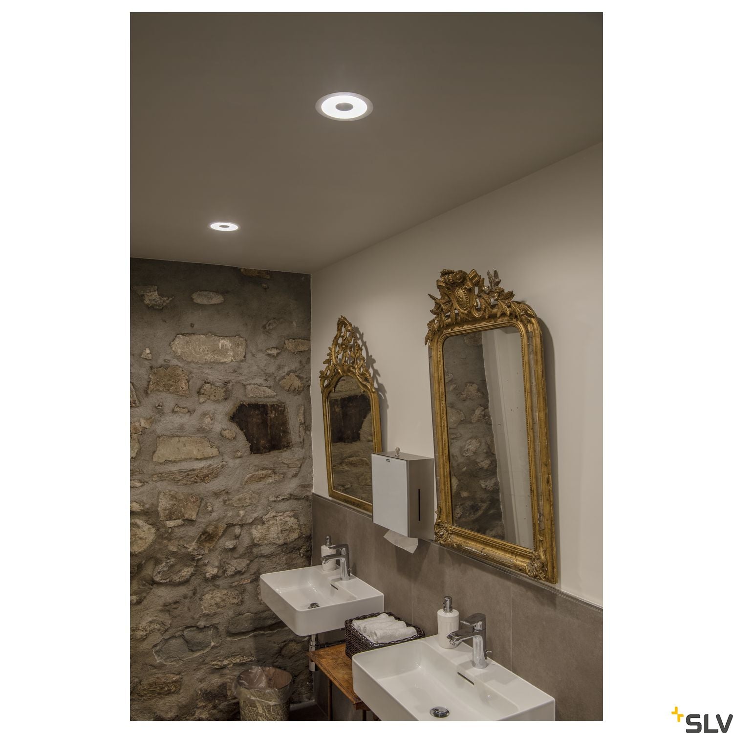SLV OCCULDAS recessed ceiling light, round, white, SMD LED, 26W, 3000K, incl. driver 117311