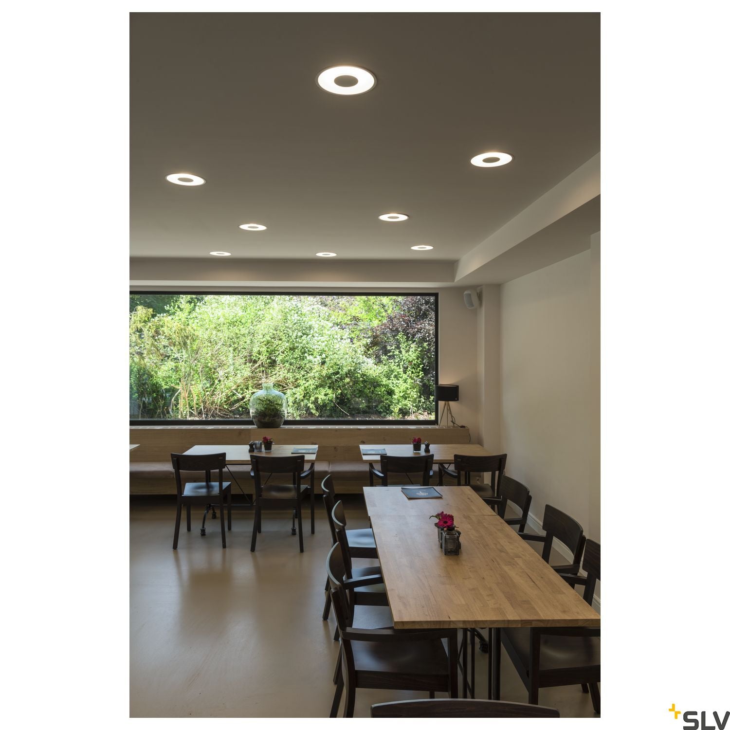 SLV OCCULDAS recessed ceiling light, round, white, SMD LED, 26W, 3000K, incl. driver 117311