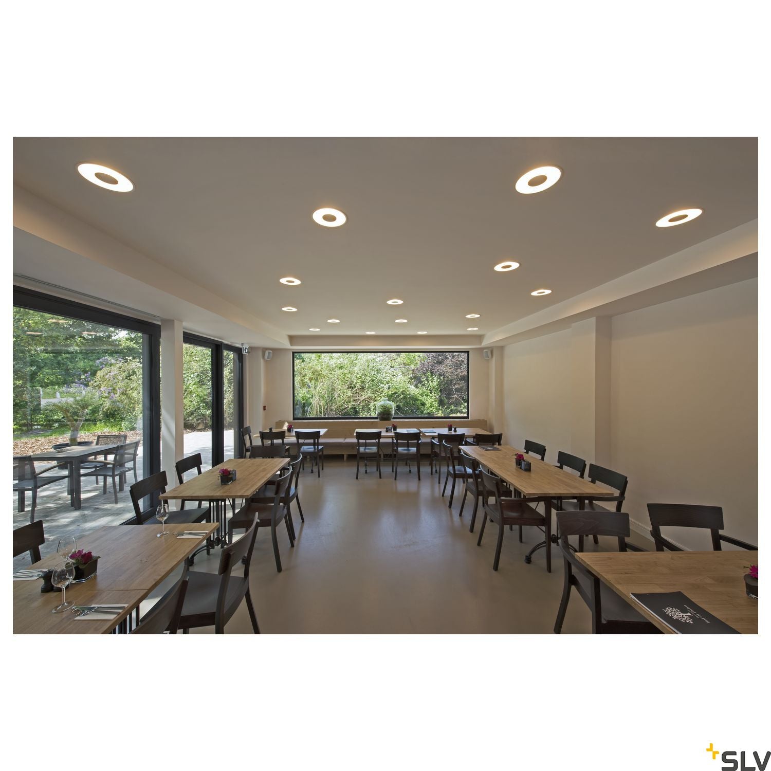 SLV OCCULDAS recessed ceiling light, round, white, SMD LED, 26W, 3000K, incl. driver 117311
