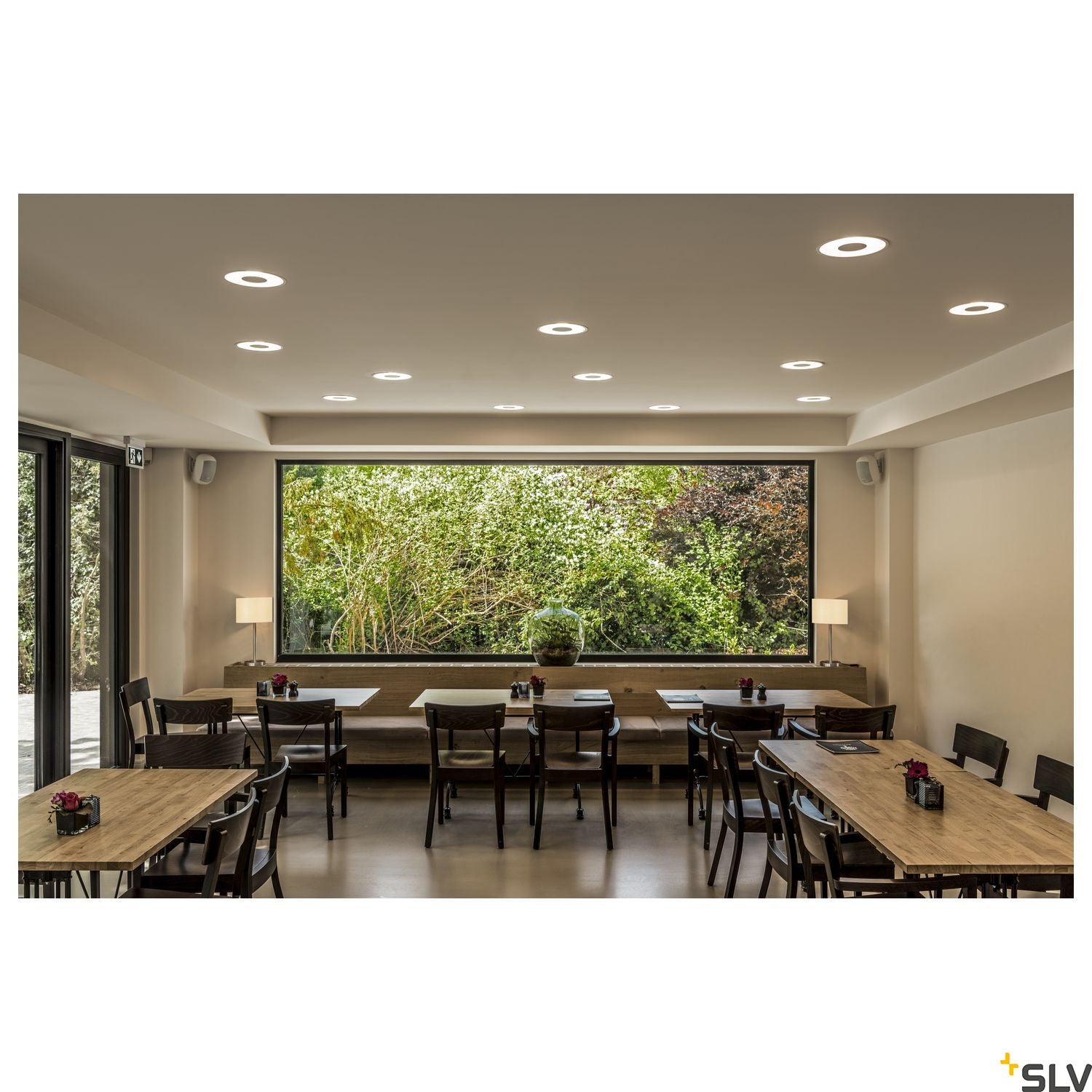 SLV OCCULDAS recessed ceiling light, round, white, SMD LED, 26W, 3000K, incl. driver 117311