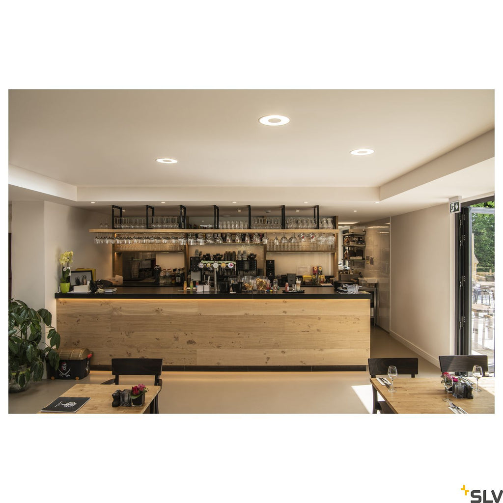 SLV OCCULDAS recessed ceiling light, round, white, SMD LED, 26W, 3000K, incl. driver 117311