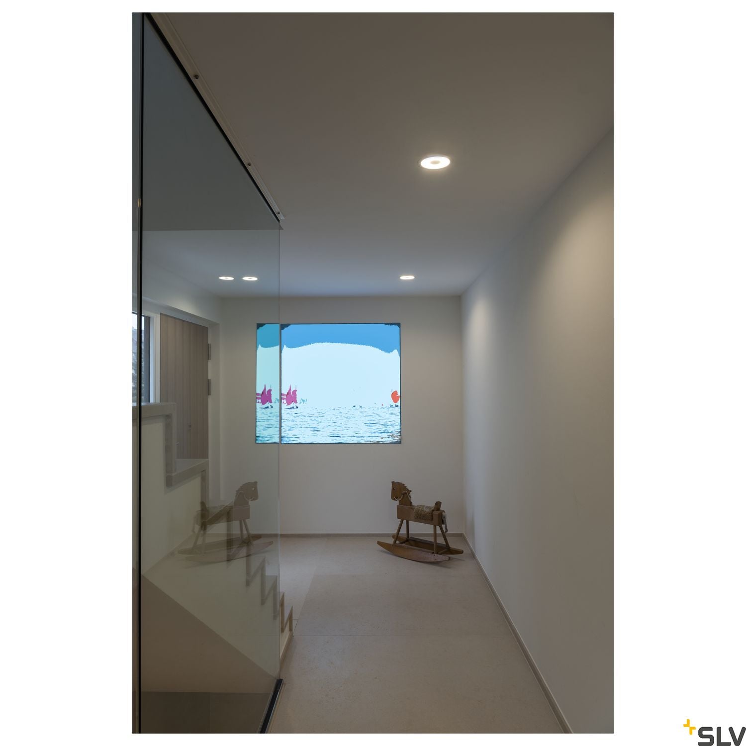 SLV COMFORT CONTROL LED, recessed fitting, indirect, white 117331