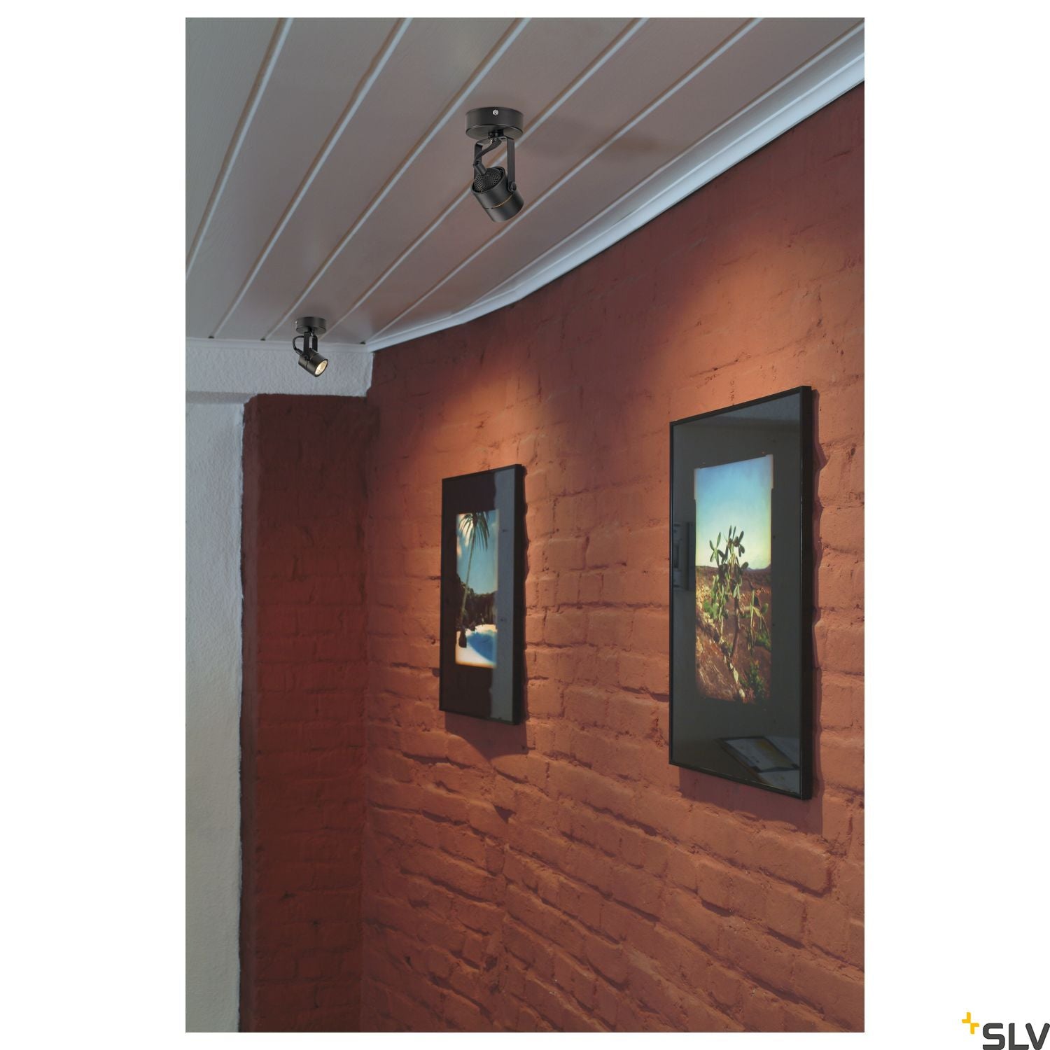 SLV SPOT 79 240V wall and ceiling light, black, GU10, max. 50W 132020