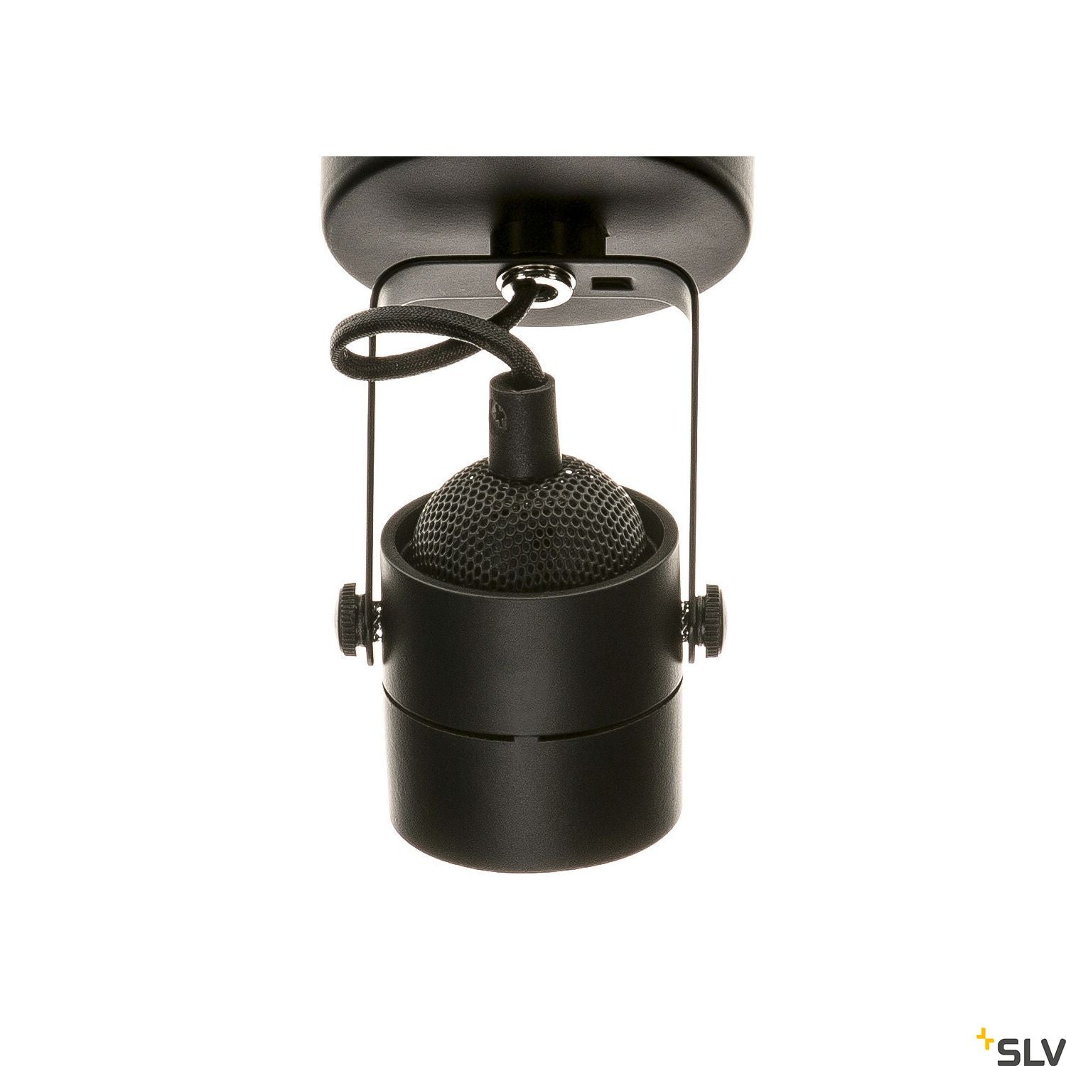 SLV SPOT 79 240V wall and ceiling light, black, GU10, max. 50W 132020