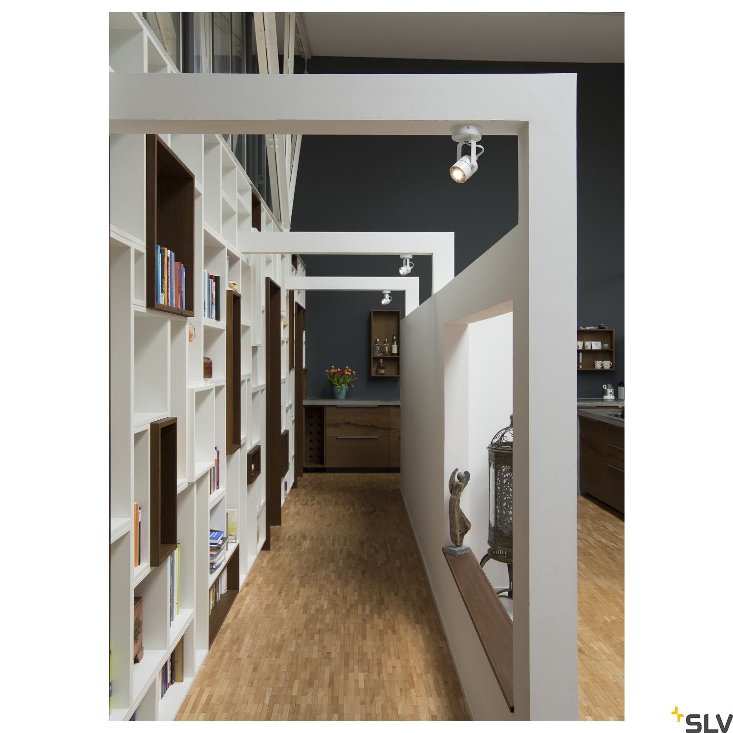 SLV SPOT 79 240V wall and ceiling light, white, GU10, max. 50W 132021