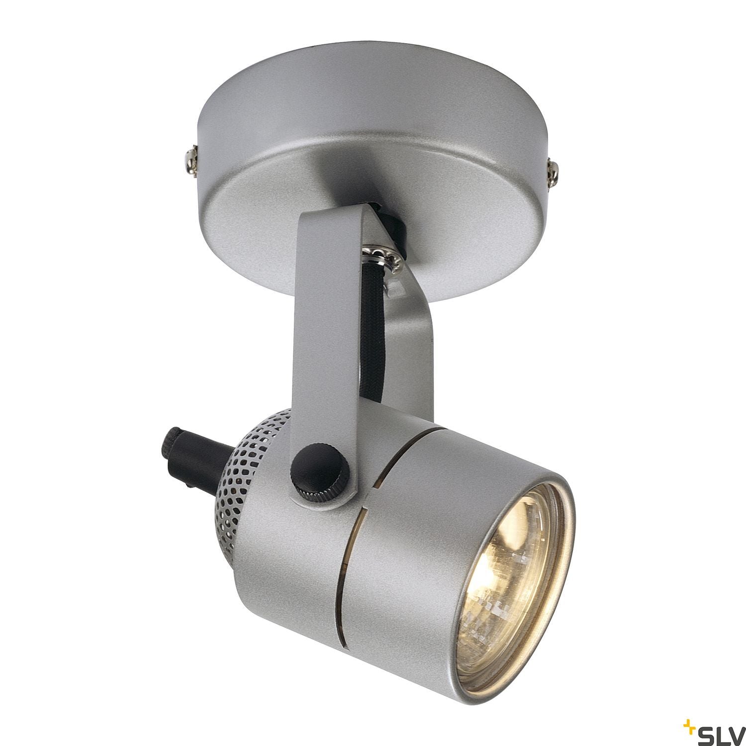 SLV SPOT 79 240V wall and ceiling light, silver-grey, GU10, max. 50W 132024