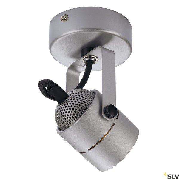 SLV SPOT 79 240V wall and ceiling light, silver-grey, GU10, max. 50W 132024