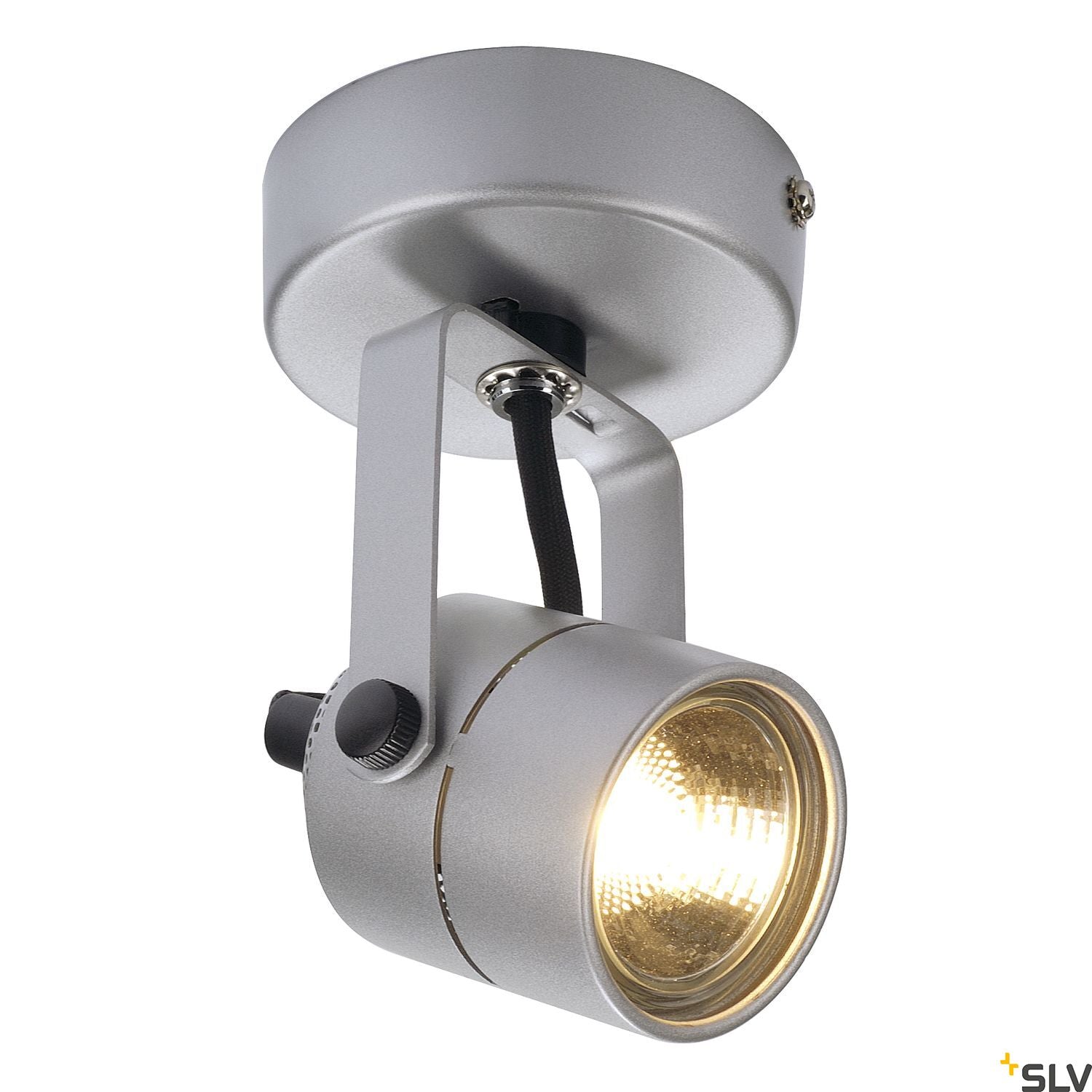SLV SPOT 79 240V wall and ceiling light, silver-grey, GU10, max. 50W 132024