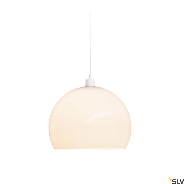 SLV FITU ceiling canopy, single, round, white, incl. strain-relief, 16A max. 132601