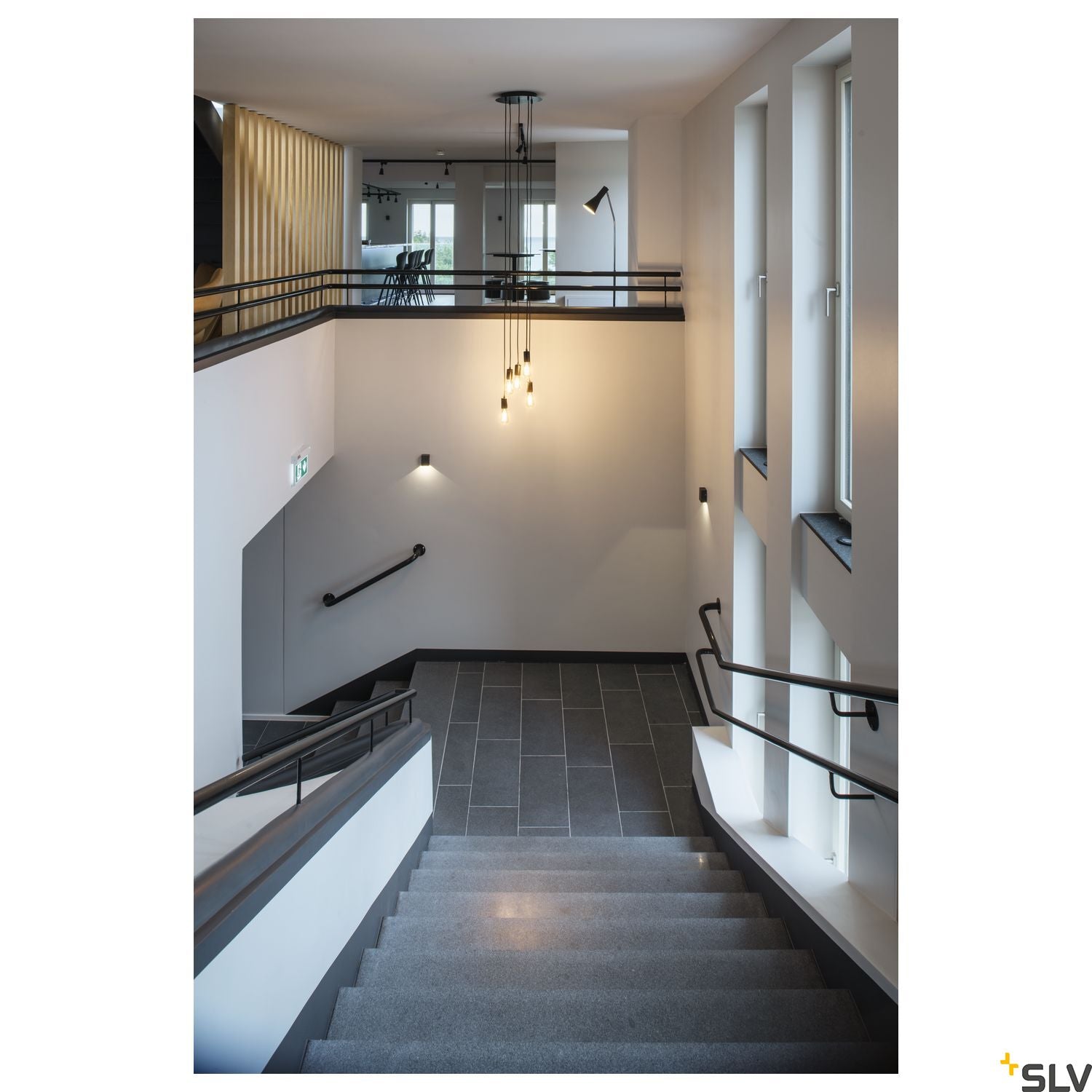 SLV QUAD 1 wall light, square, anthracite, LED, 1x3W, 3000K, IP44 232465