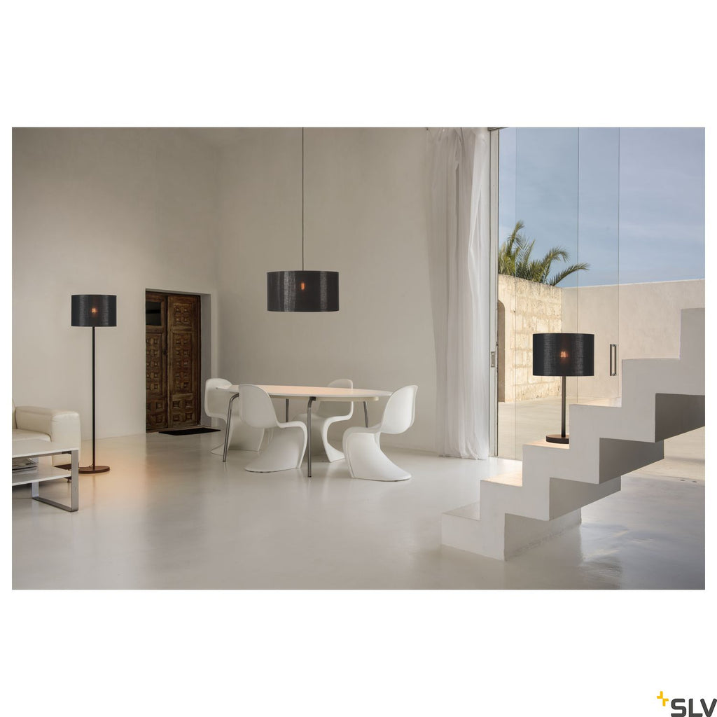SLV FENDA shade, black/copper, Ø70cm 1000580