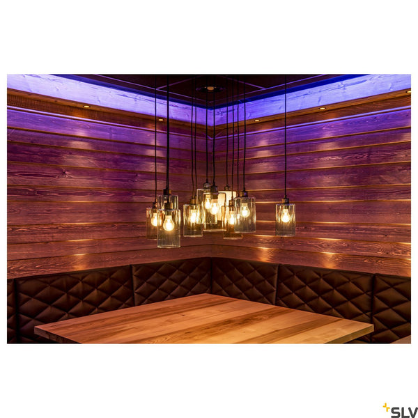 SLV FENDA, POLYCARBONATEshade, smoked glass 1000773