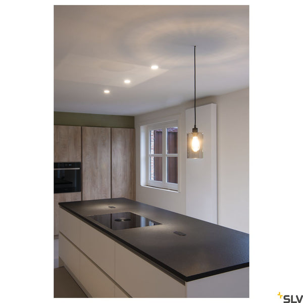 SLV FENDA, POLYCARBONATEshade, smoked glass 1000773