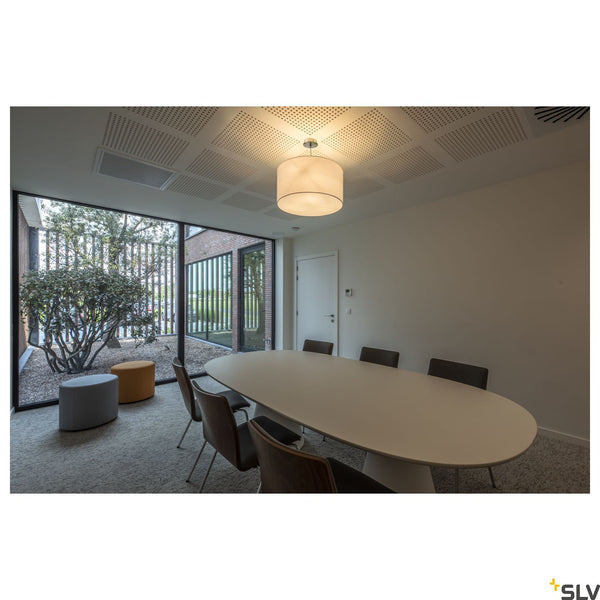 SLV FENDA lamp shade, D455/ H280, beige 156113