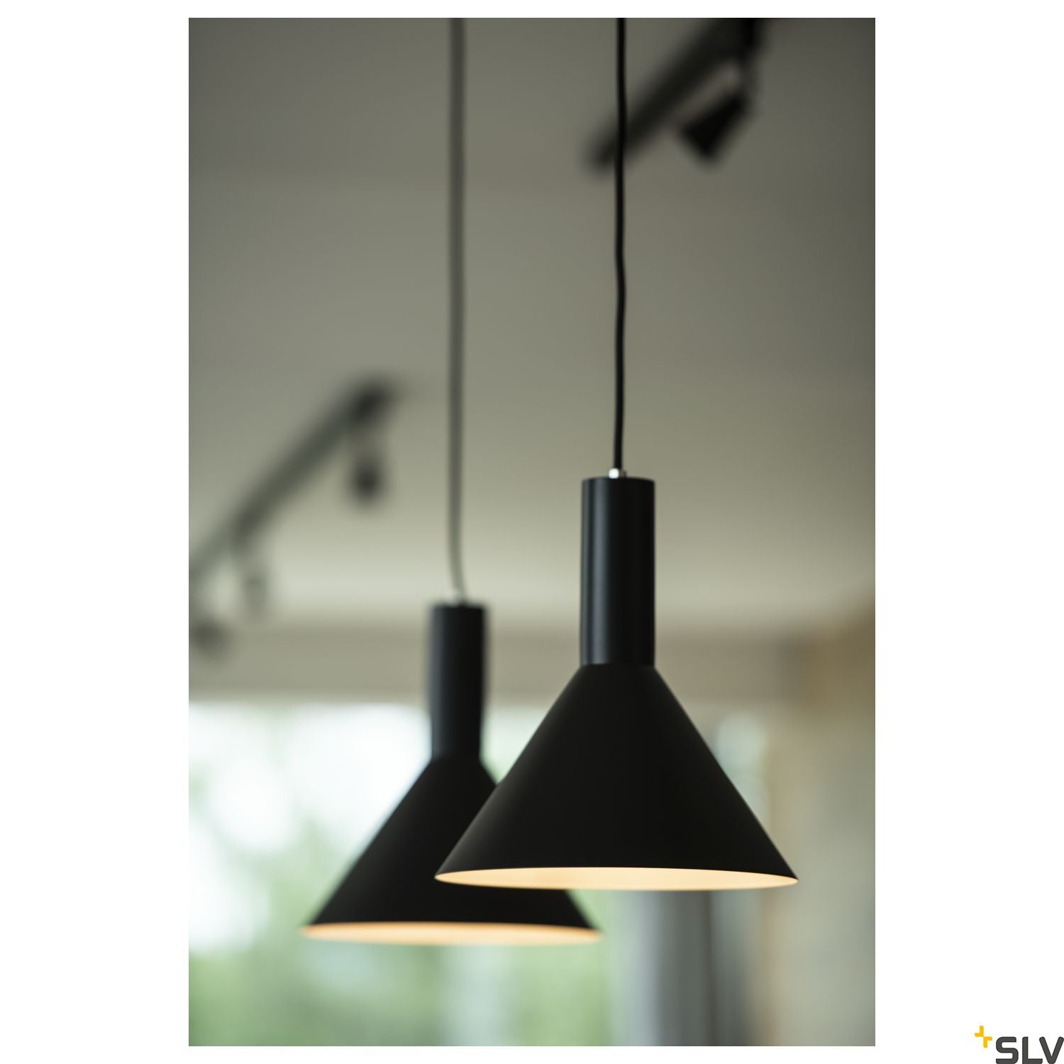 SLV AVO Spot incl. 3-circuit adapter , black, 1x GU10, max. 50W 152640