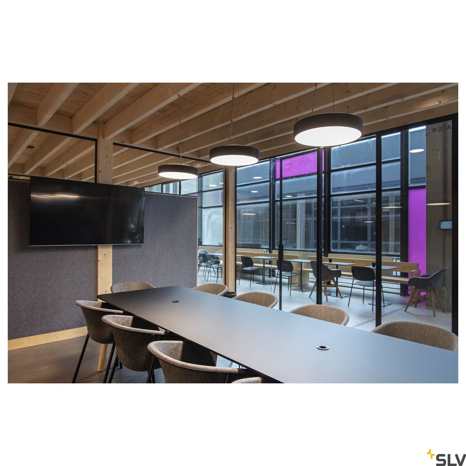 SLV Suspension kit for 1-10V MEDO LED, black, 5-pole 135250