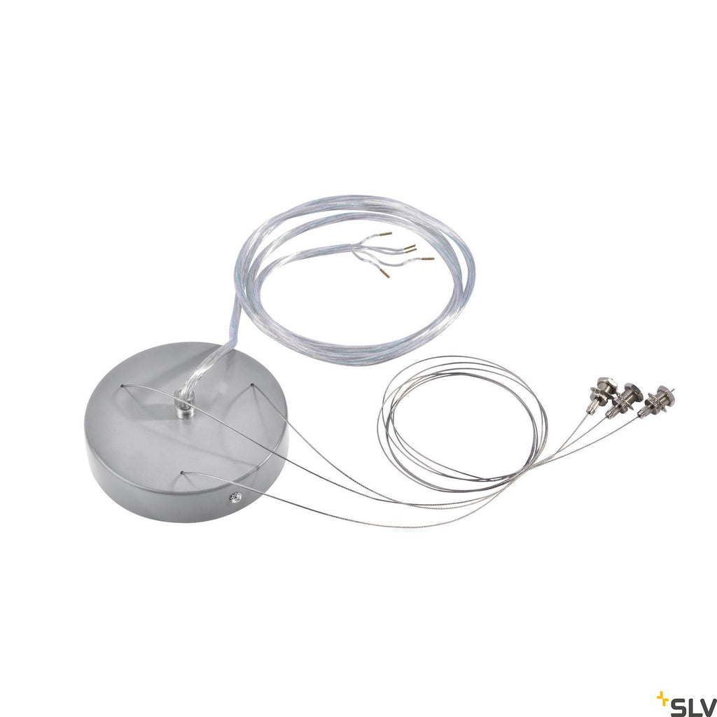SLV Suspension kit for 1-10V MEDO LED, silver-grey, 5-pole 135254