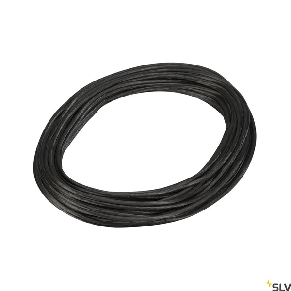 SLV LOW-VOLTAGE CABLE, for TENSEO low-voltage cable system, black, 6mm², 20m 139050