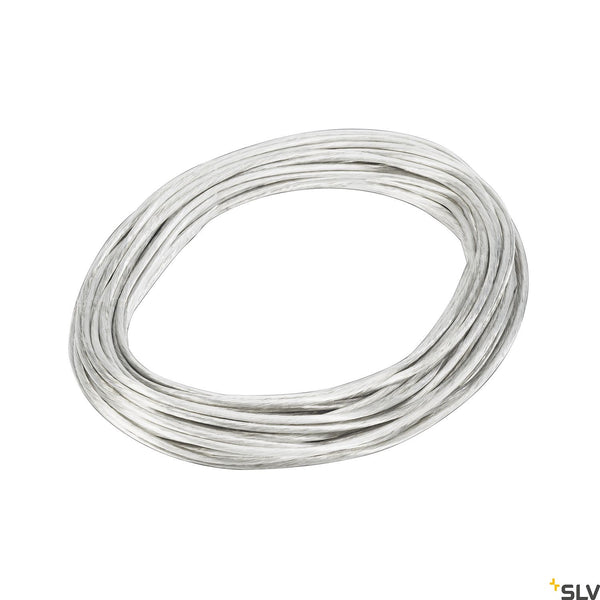 SLV LOW-VOLTAGE CABLE, for TENSEO low-voltage cable system, white, 6mm², 20m 139051