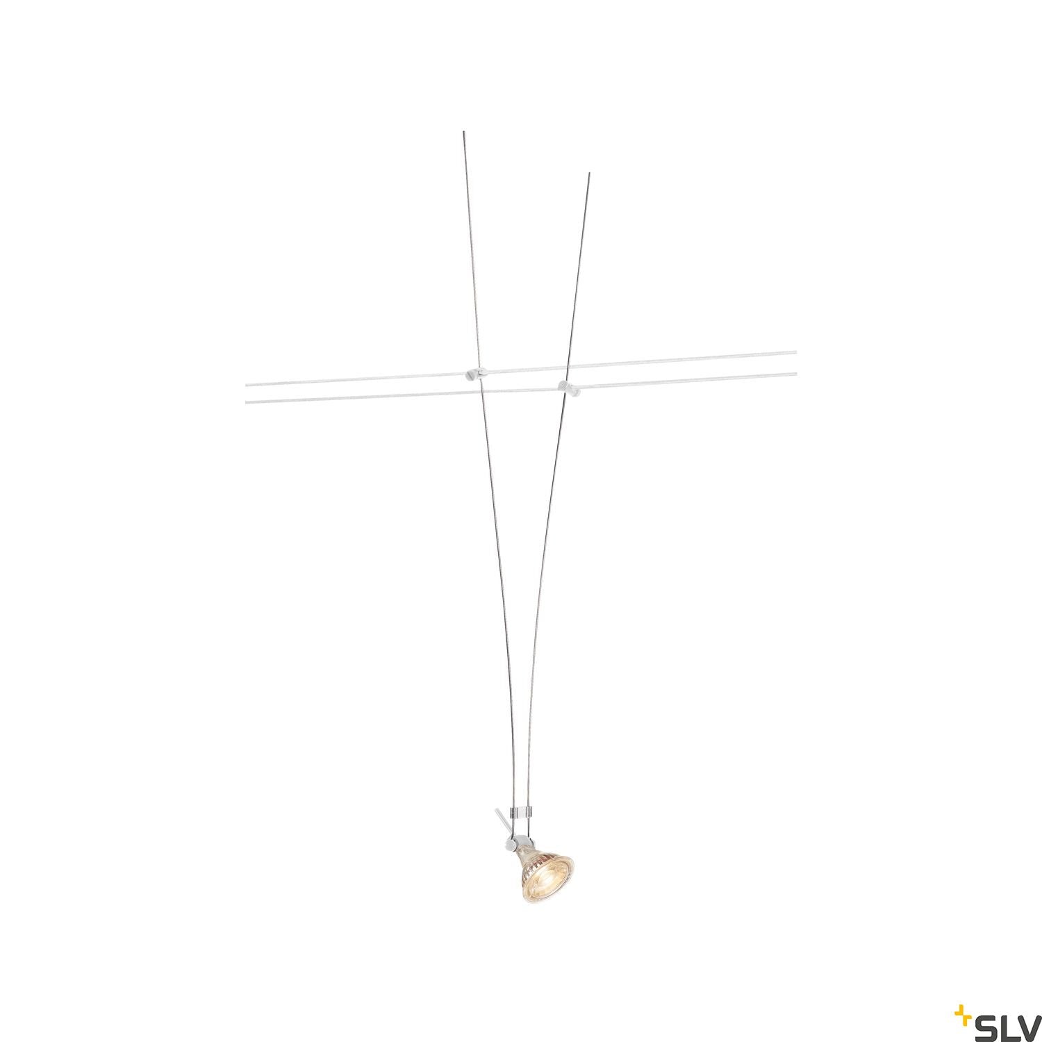 SLV ASMARA, for TENSEO low-voltage cable system, QR-C51, white, 1 pc 139071