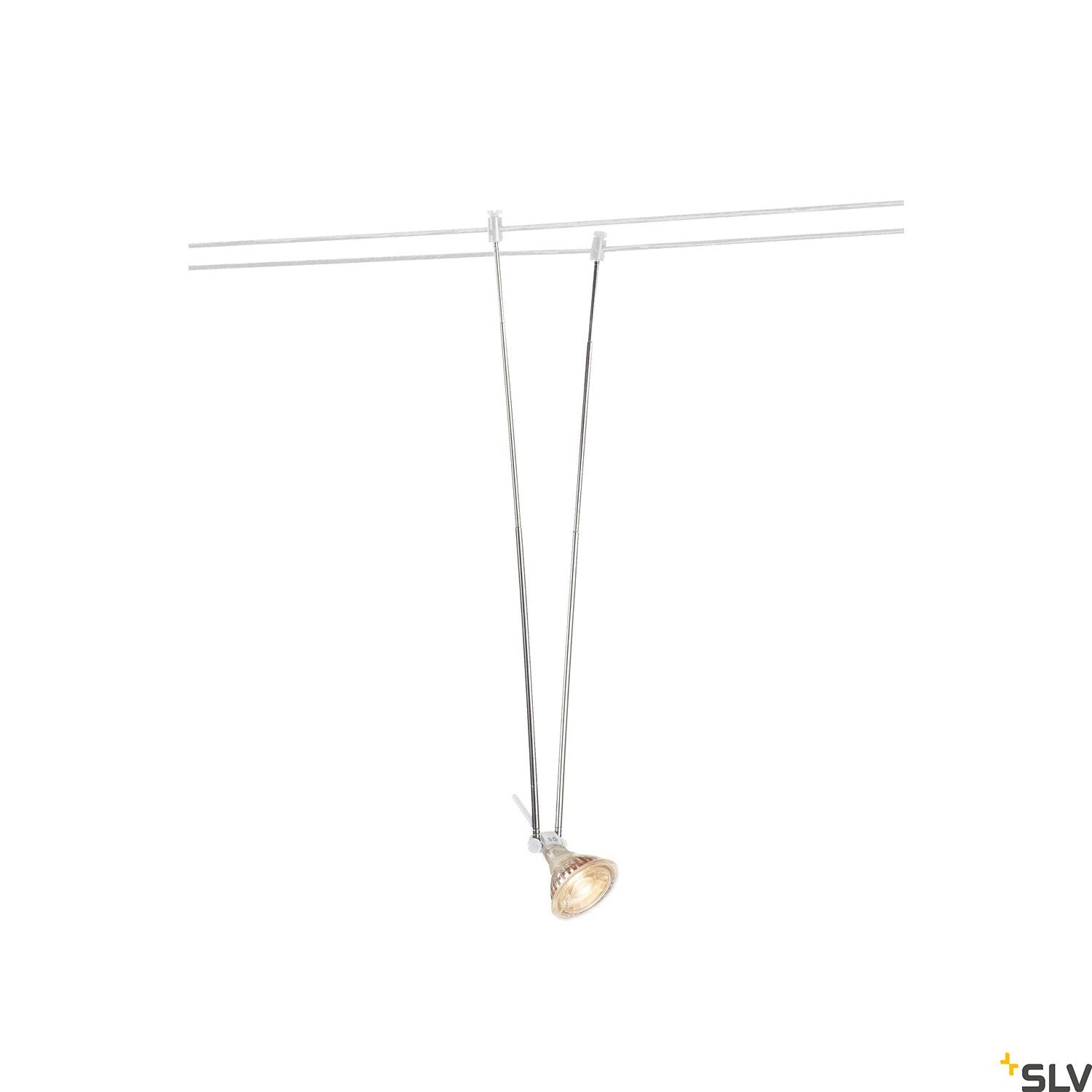 SLV TELESCOPIC, cable luminaire for TENSEO low-voltage cable system, QR-C51, white, 139081