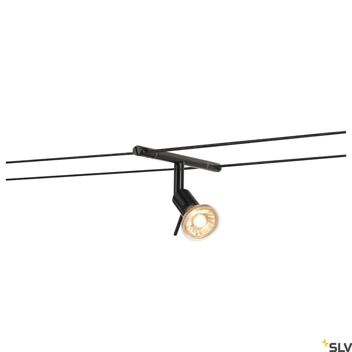 SLV SYROS, cable luminaire for TENSEO low-voltage cable system, QR-C51, black 139100