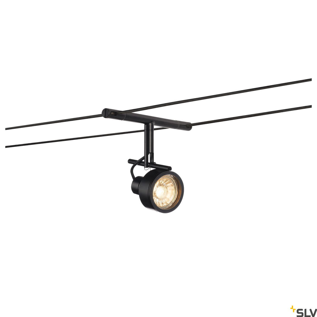 SLV SALUNA, cable luminaire for TENSEO low-voltage cable system, QR-C51, black 139130