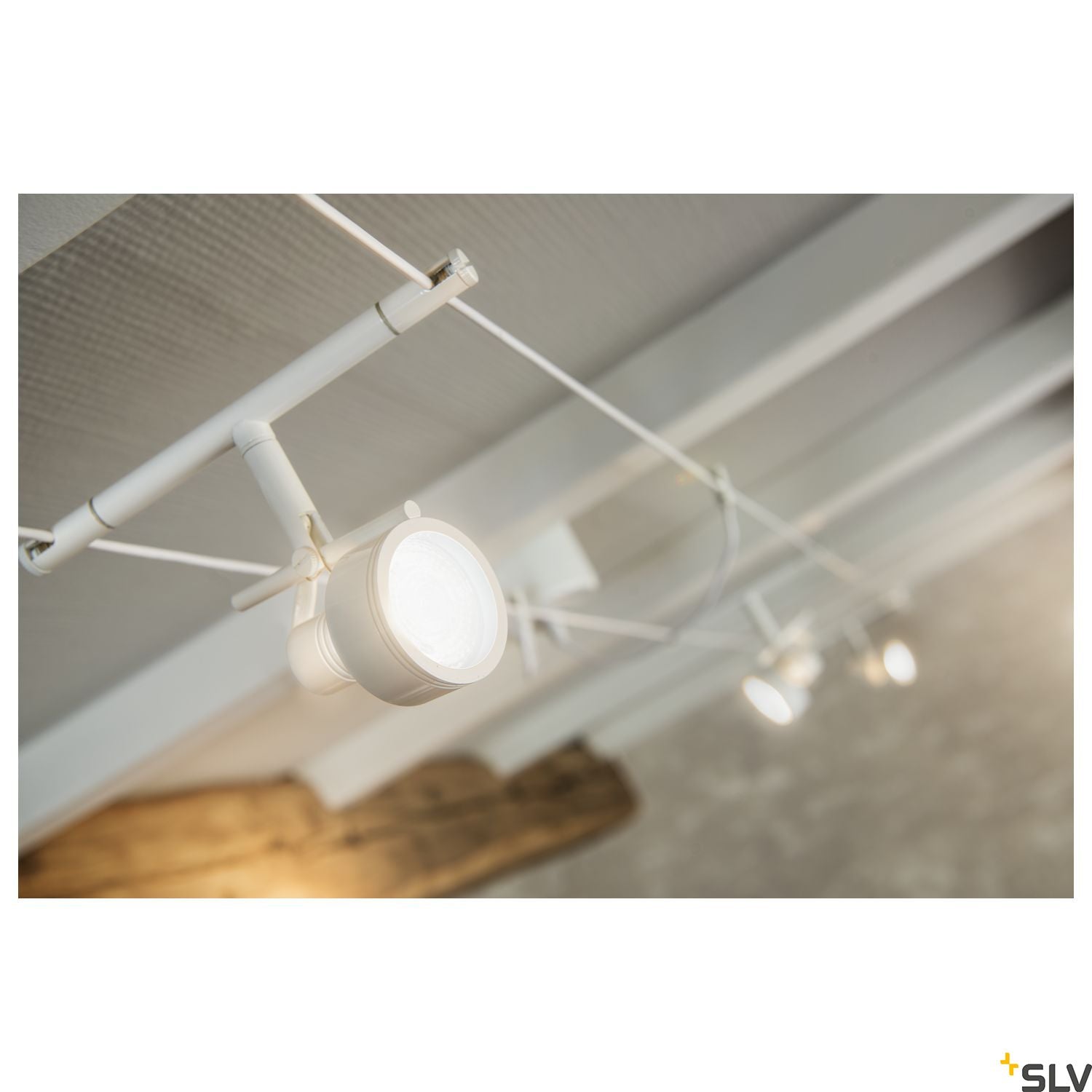 SLV SALUNA, cable luminaire for TENSEO low-voltage cable system, QR-C51, white 139131