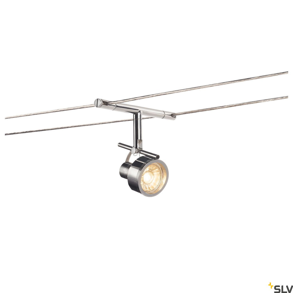 SLV SALUNA, cable luminaire for TENSEO low-voltage cable system, QR-C51, chrome 139132