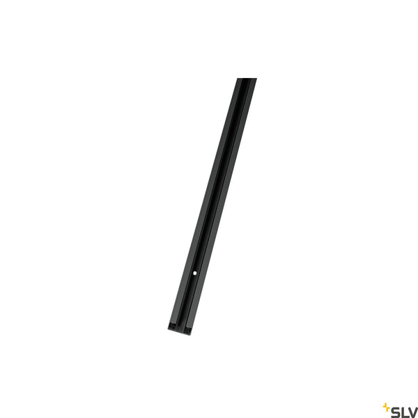 SLV 1-circuit mains-voltage track, surface-mounted, black, 1m 143010
