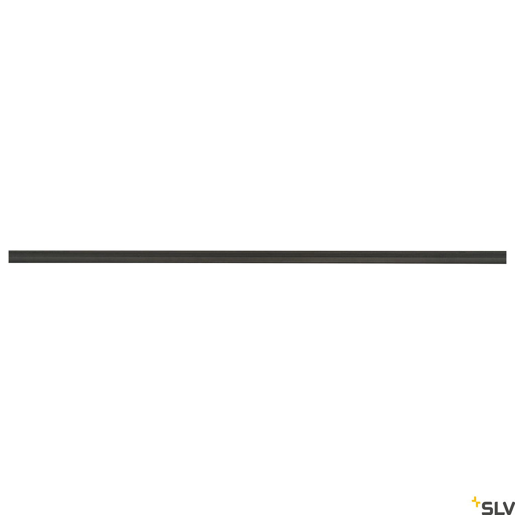 SLV 1-circuit mains-voltage track, surface-mounted, black, 2m 143020