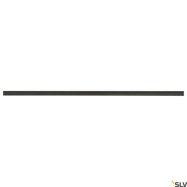 SLV 1-circuit mains-voltage track, surface-mounted, black, 2m 143020