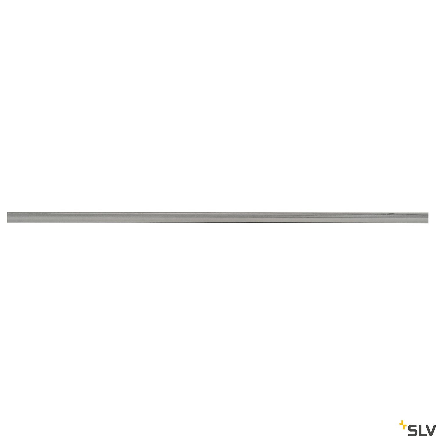 SLV 1-circuit mains-voltage track, surface-mounted, silver-grey, 2m 143022