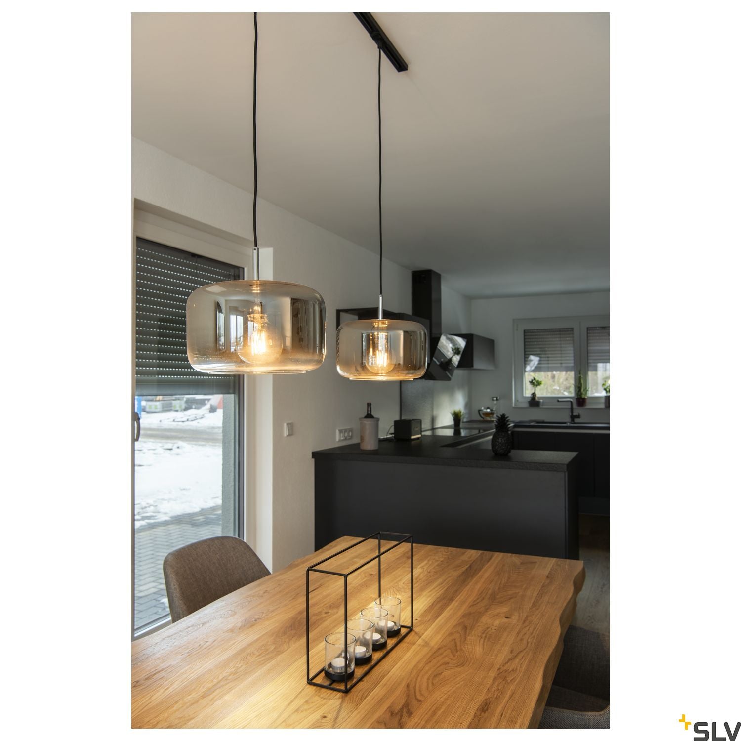 SLV PANTILO 28 pendant light E27 chrome 1003006