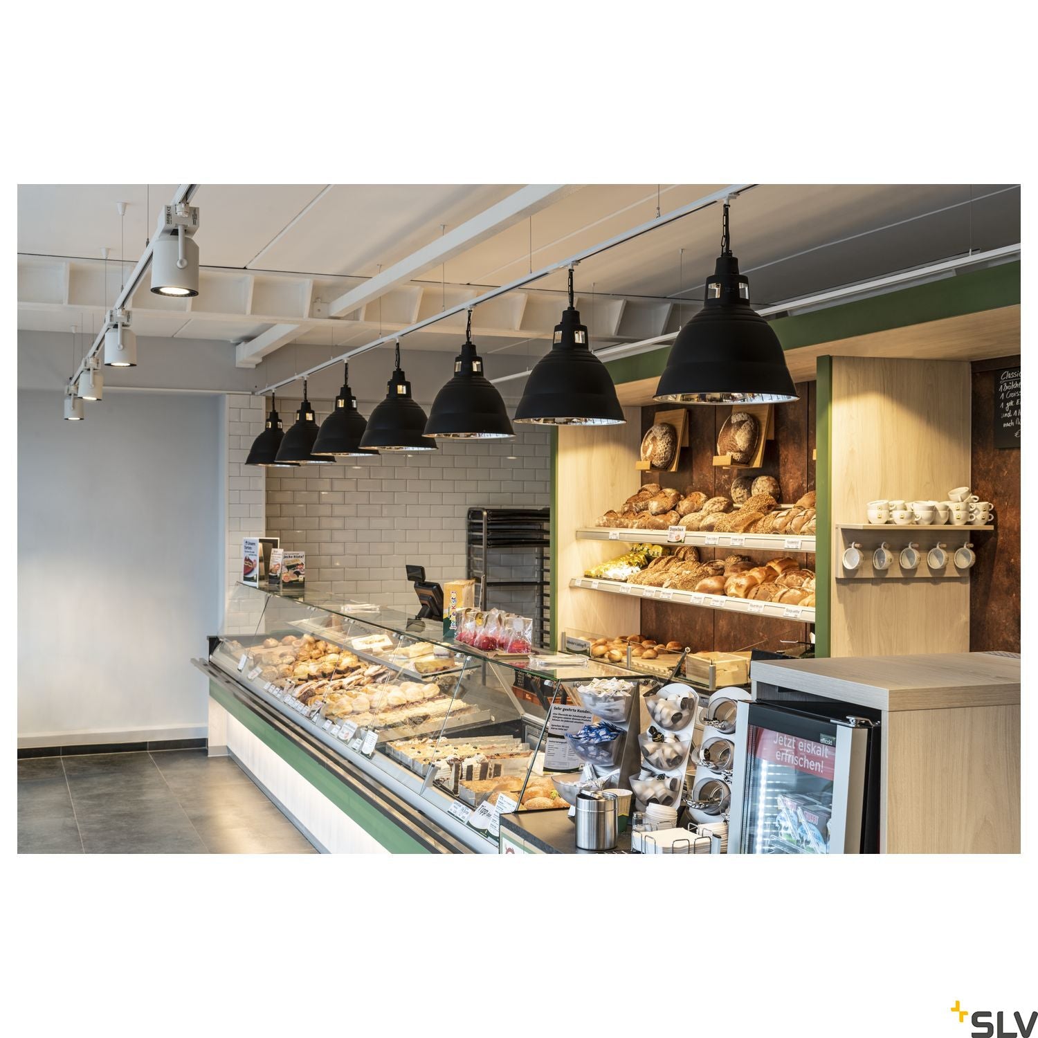 SLV PARA 380 pendant, black, E27, max. 160W, 2 packages 165359