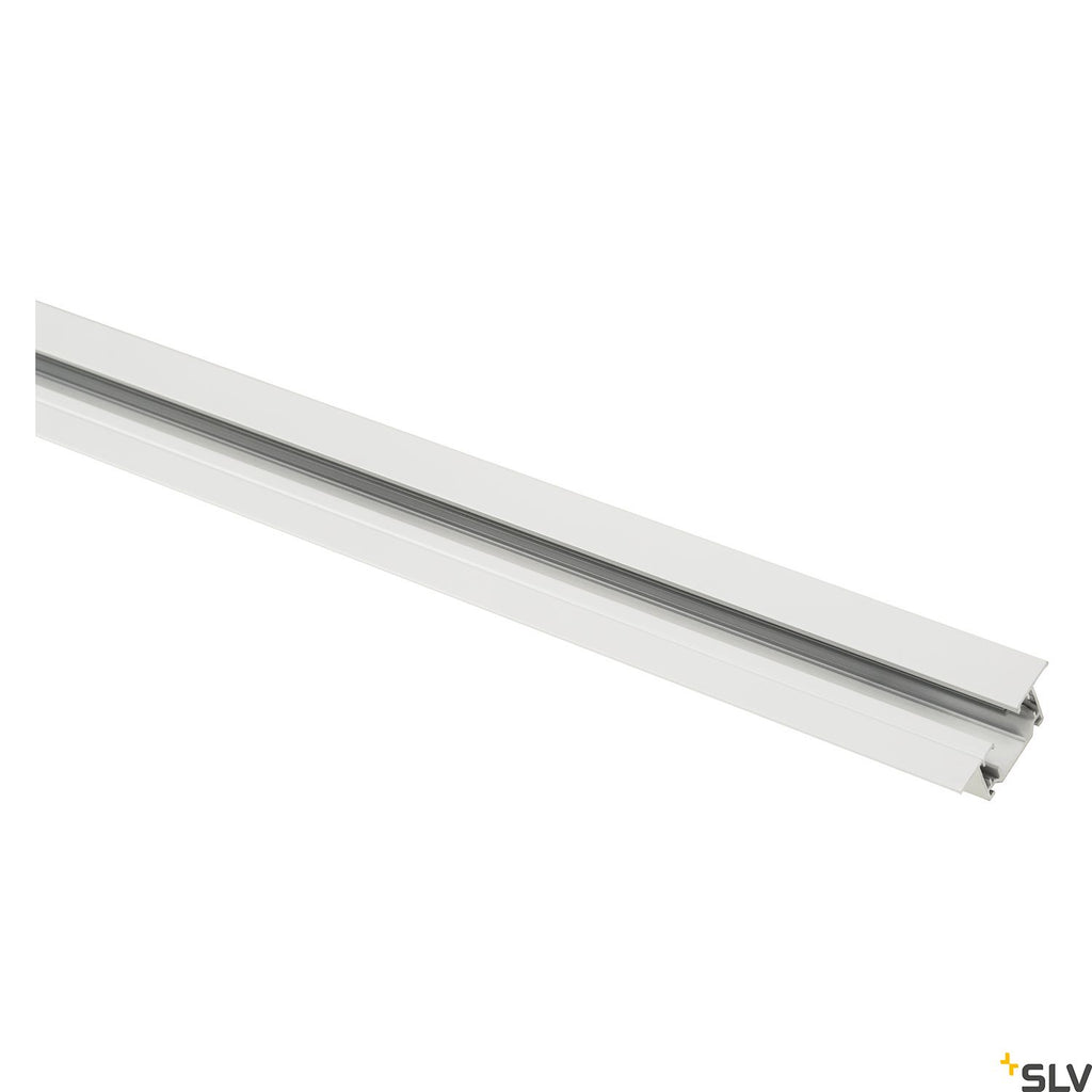SLV 1-circuit mains-voltage track, recessed version, white, 2m 143221