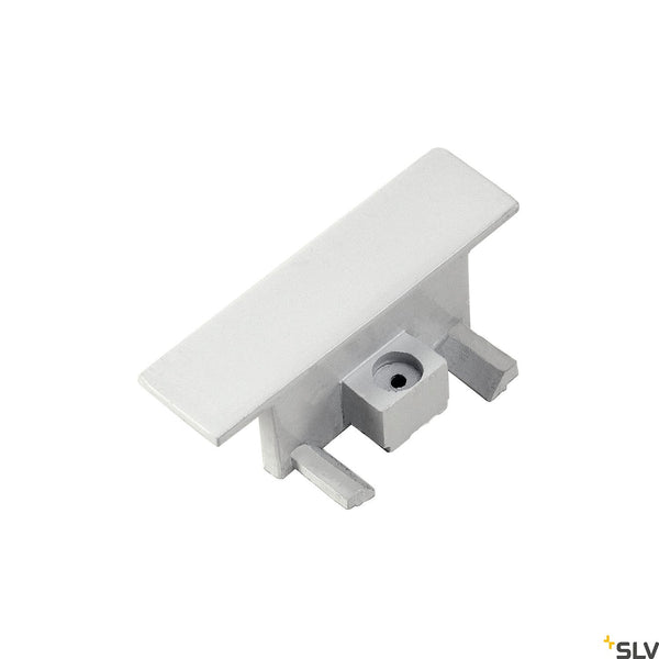 SLV End caps for 1-circuit track, recessed version, white, 2 pcs. 143281