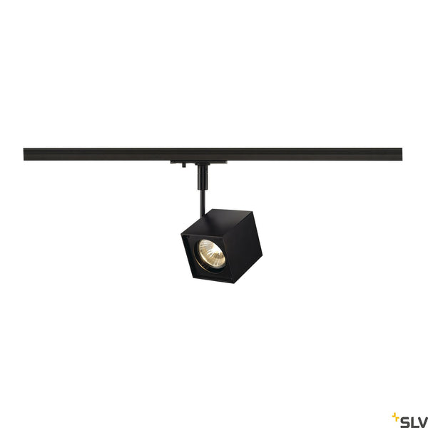 SLV ALTRA DICE SPOT, square, black , GU10, max. 50W, incl. 1-circuit adapter 143350