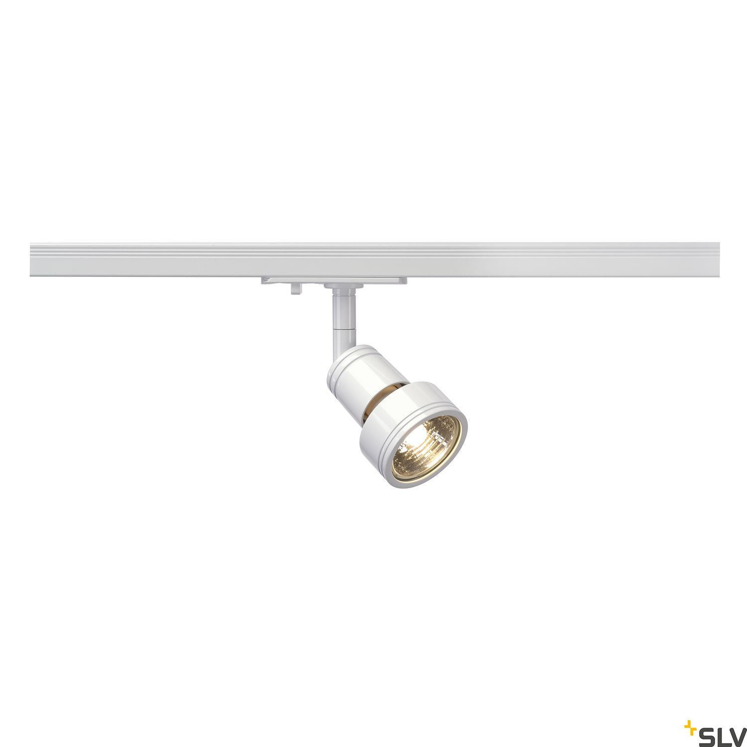 SLV PURI lamp head, white, GU10, max. 50W, incl. 1-circuit adapter 143391