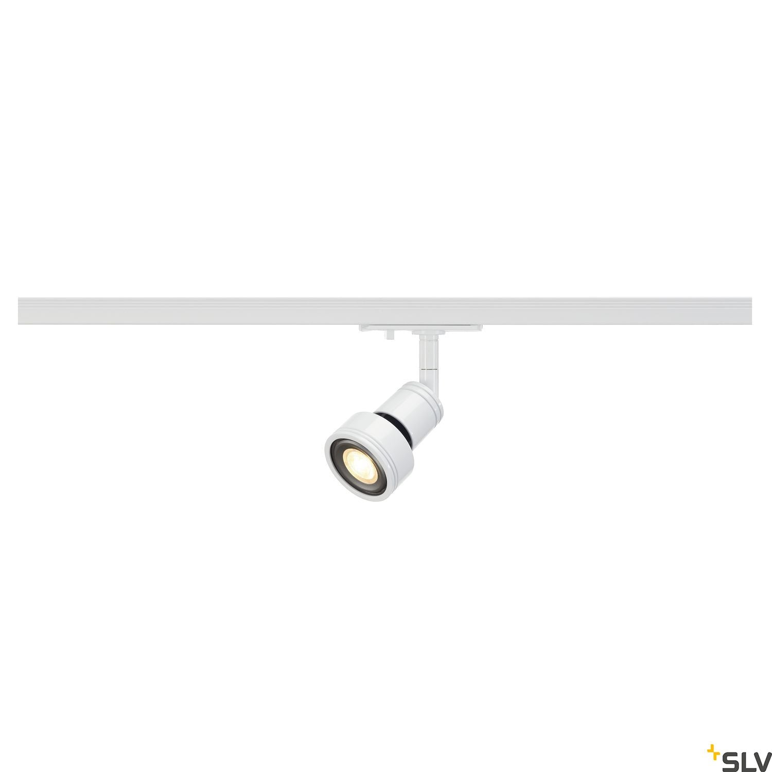 SLV PURI lamp head, white, GU10, max. 50W, incl. 1-circuit adapter 143391