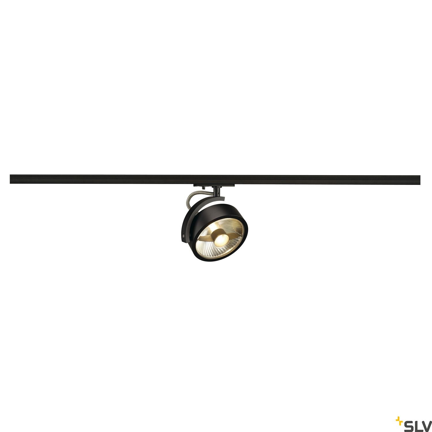 SLV KALU TRACK QPAR111 lamp head, black, incl. 1-circuit adapter 143540