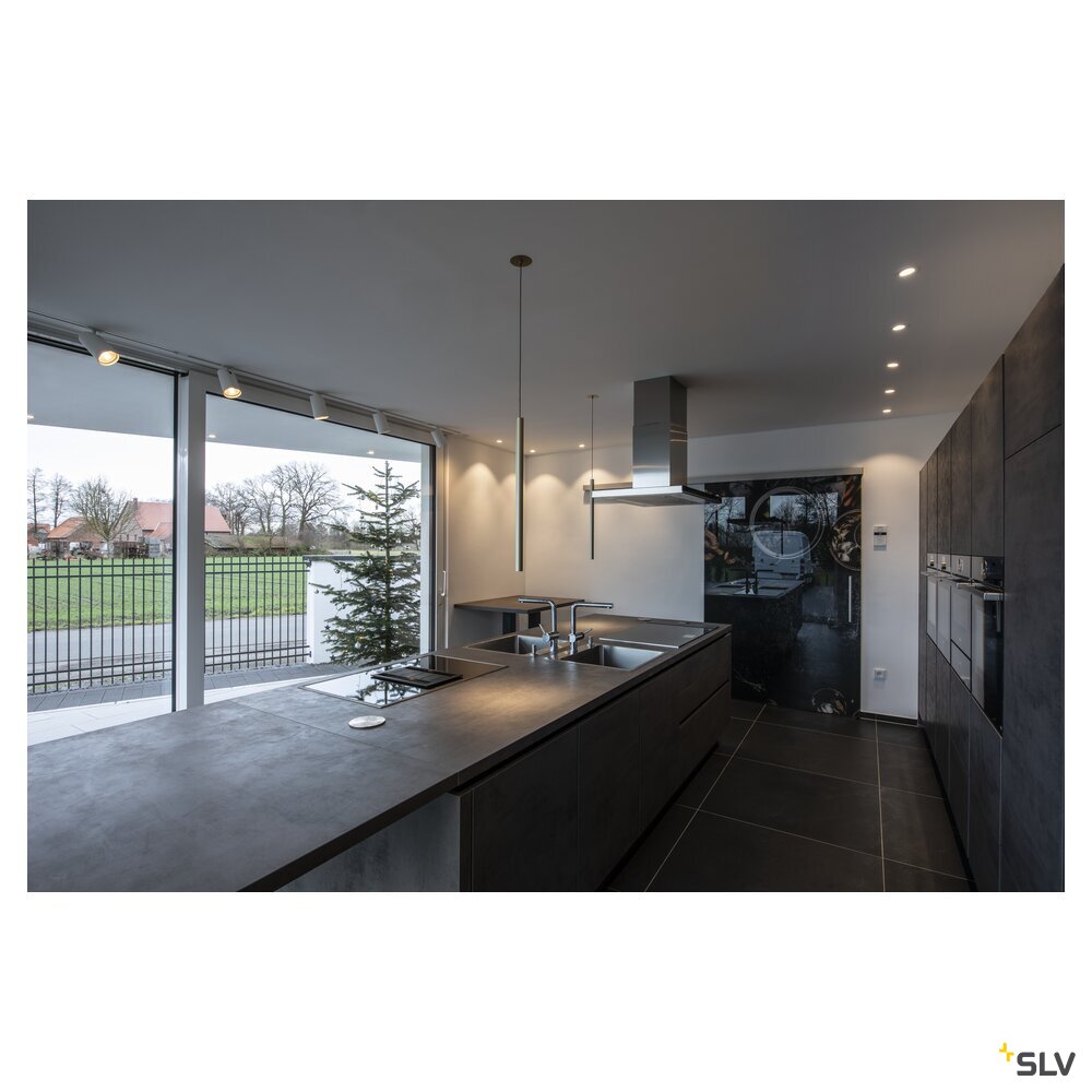 SLV NEW TRIA® UNIVERSAL 68, recessed ceiling light, 2500/3000/4000K, 60°, IP 20, round, white 1007435