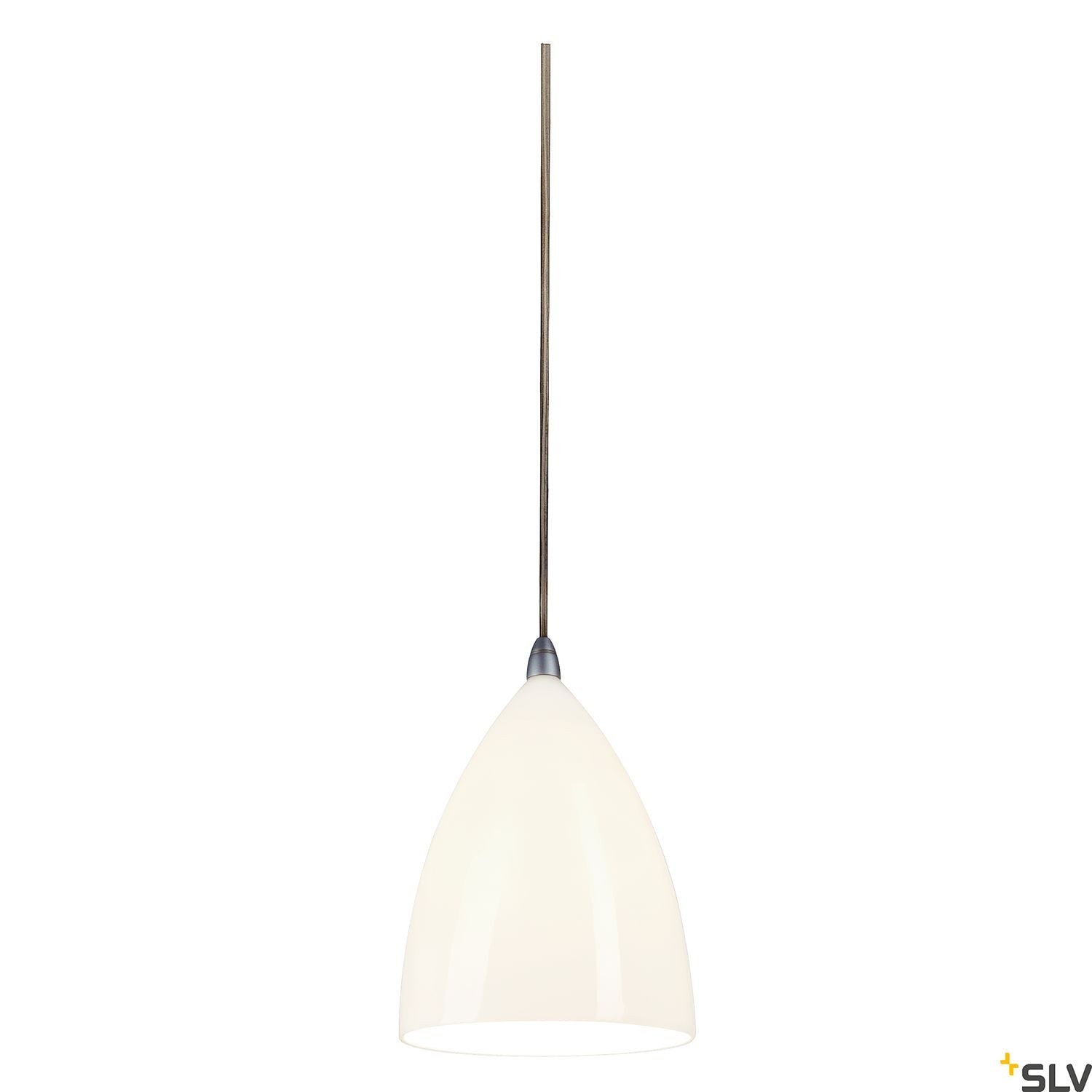 SLV TONGA IV pendant, white ceramic shade, E14, max. 60W, incl. 1-circuit adapter 143594