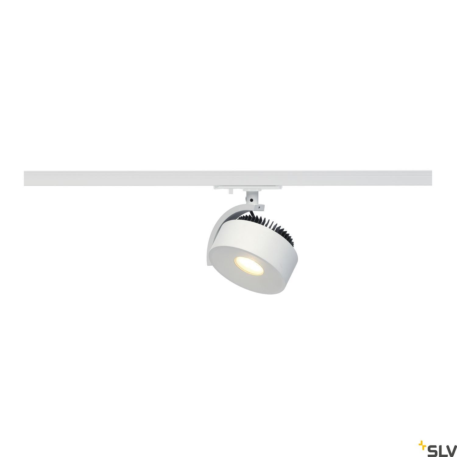 SLV KALU TRACK LEDDISK SPOT, white , 3000K, incl. 1-circuit adapter 143731