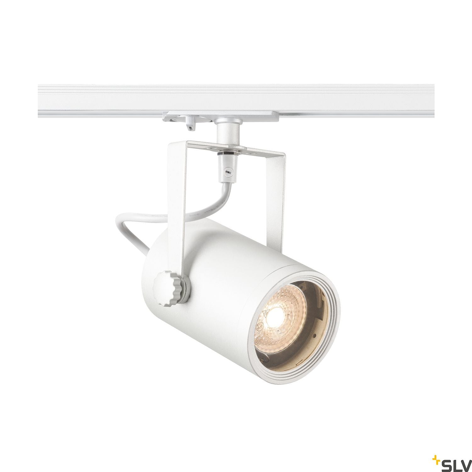 SLV EURO SPOT GU10, white, max. 25W, incl. 1-circuit adapter 143811