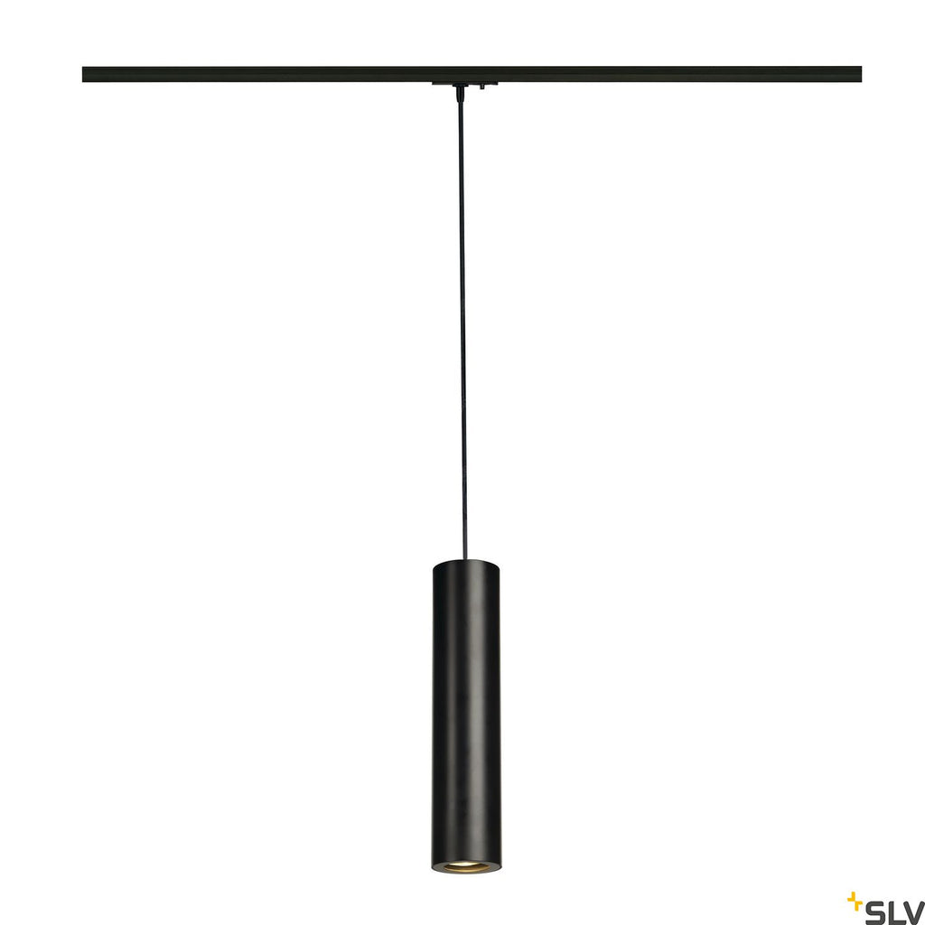 SLV ENOLA_B PD-1 pendant, black, GU10, max. 50W, incl. 1-circuit adapter 143960